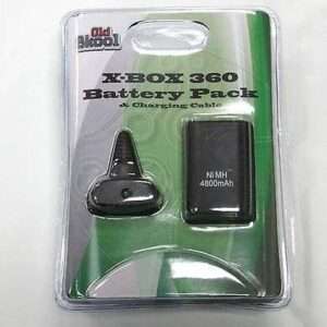XBOX 360 Black Play N Charge Kit - Old Skool